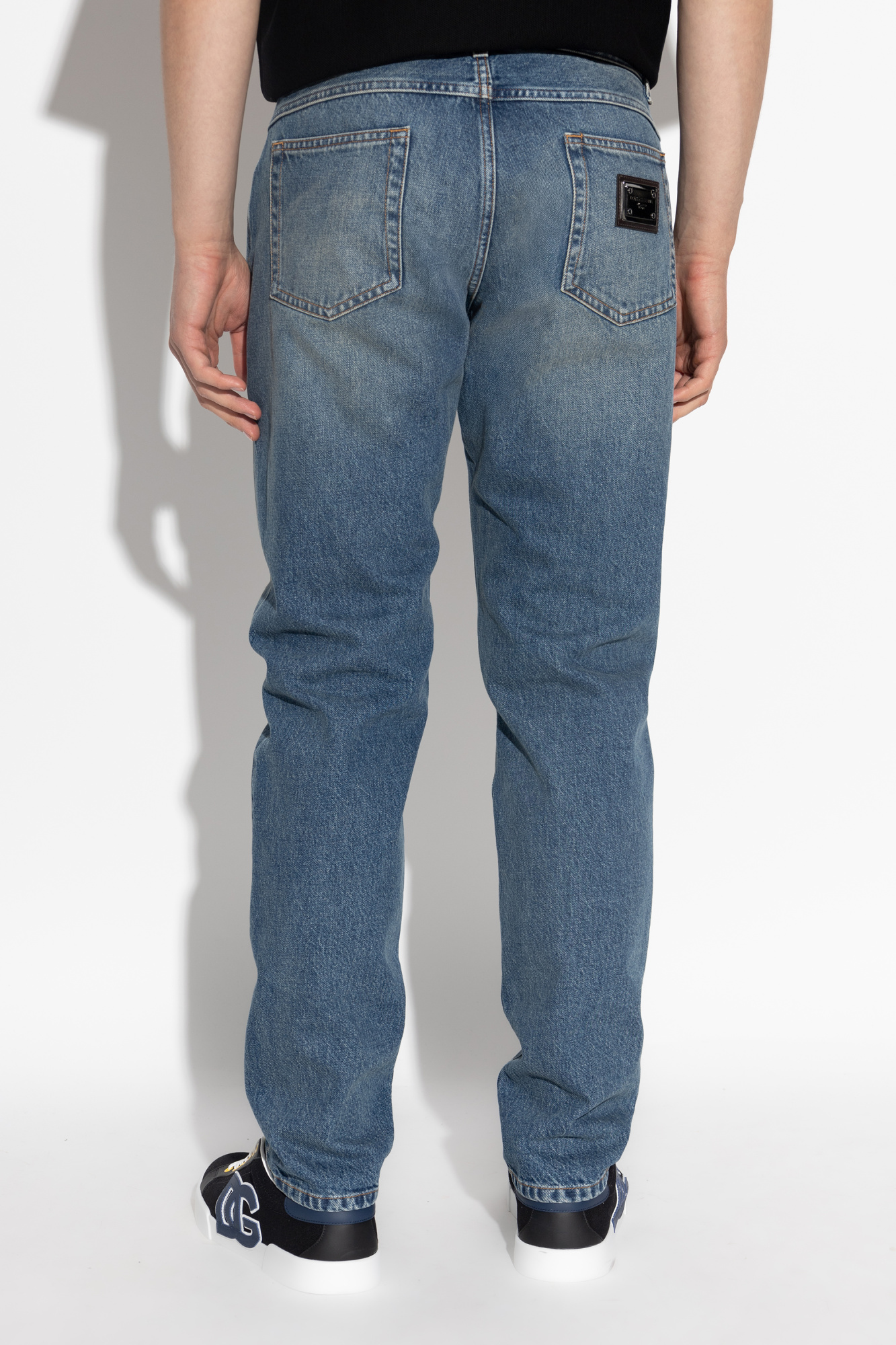 デニム・ジーパン Dolce & Gabbana FW24 5-pocket jeans (FTC7BDG8LW2 S9001) Dolce & Gabbana High-waisted denim shorts | Women's Clothing